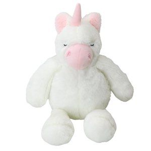 TCBunny Sleepy Unicorn Cuddly Lovey Plush Stuffed Animal White & Pink